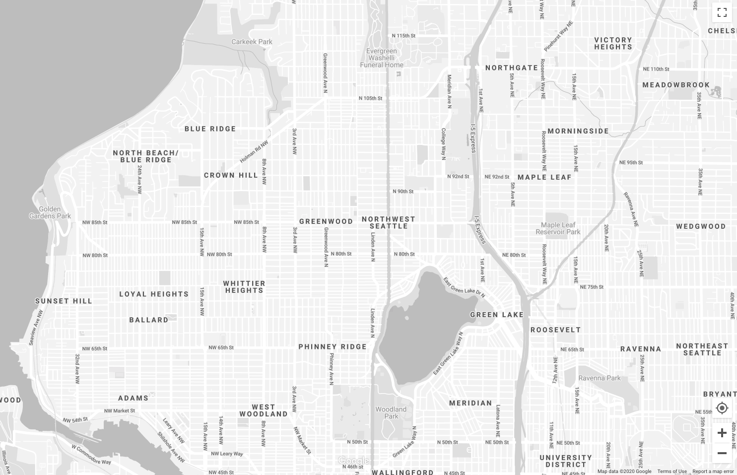 NW Seattle Map